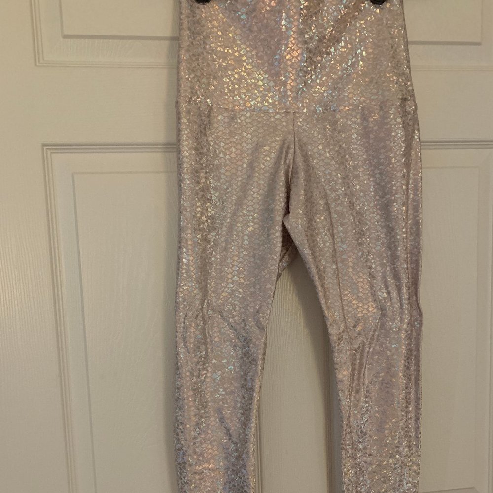 Emily Hsu Pink Mermaid Sneaker Legging